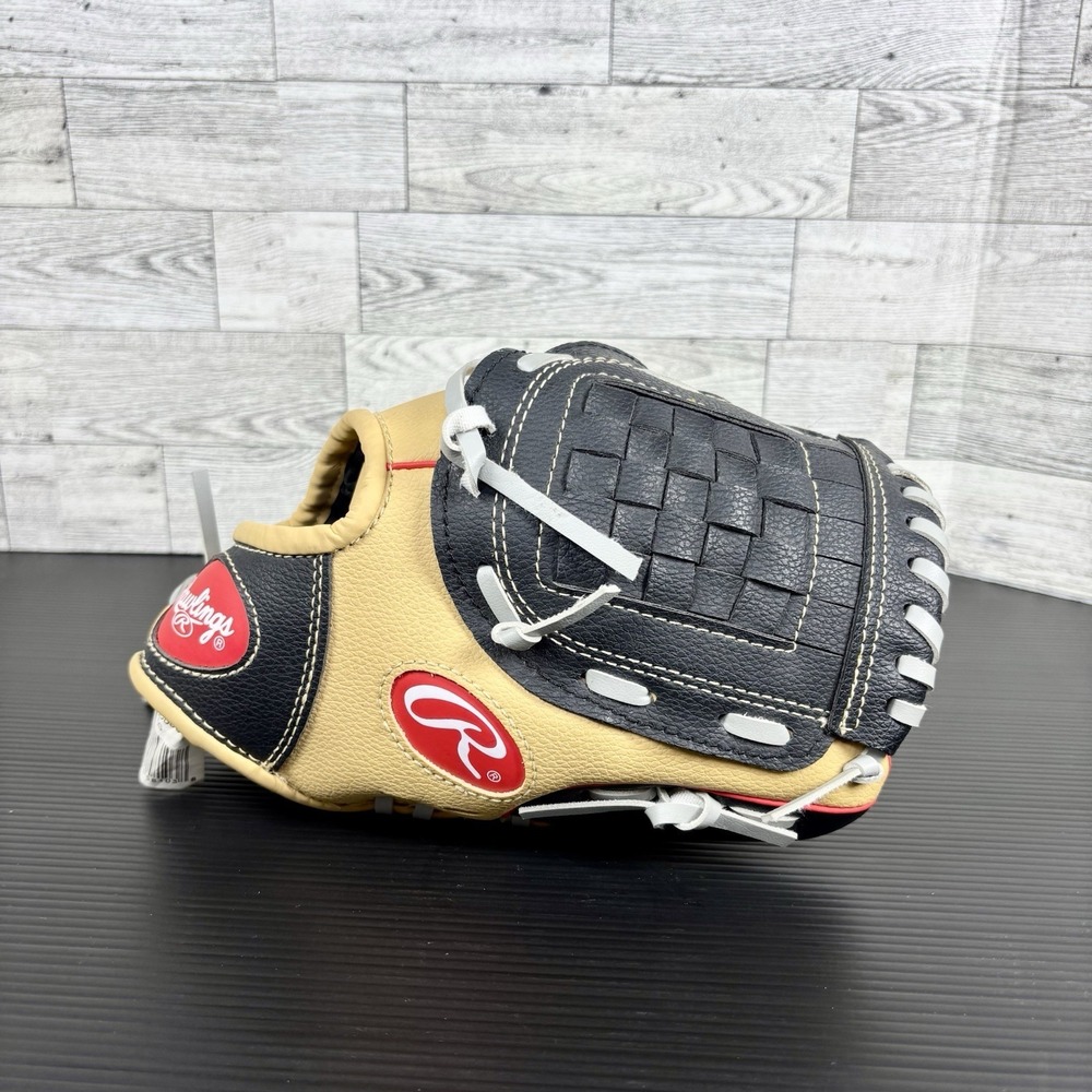 Rawlings WPL10CBSG‎ Basket Web Right Hand Thrower Glove Players Series 10" Youth